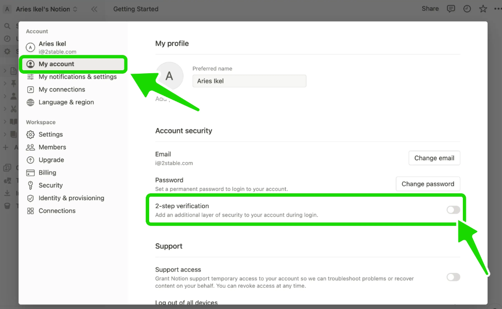 notion authenticator