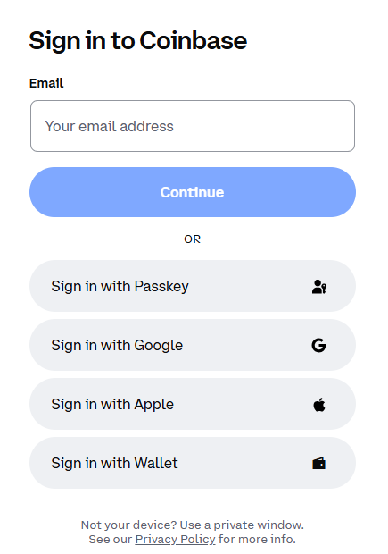coinbase authenticator app