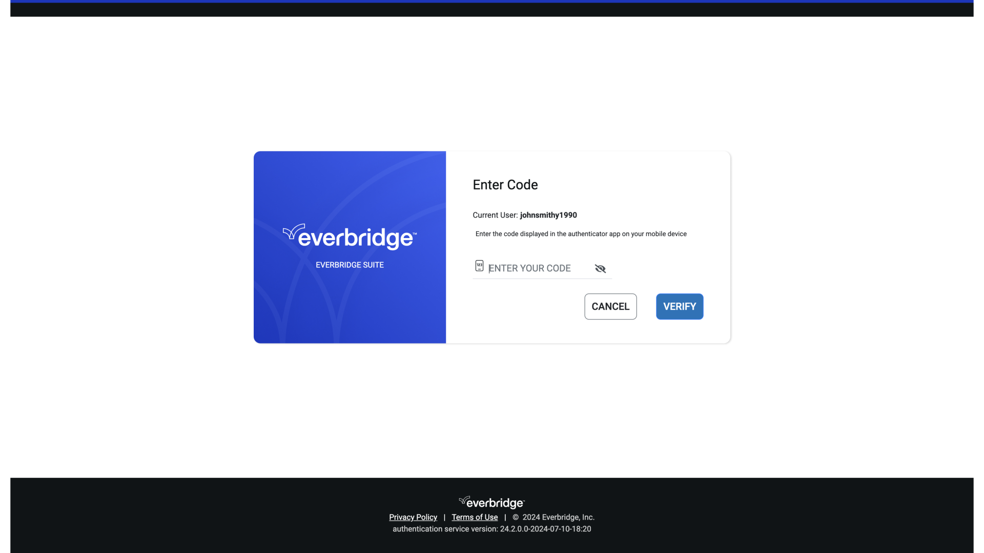 everbridge authenticator app