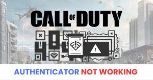 call of duty authenticator not working