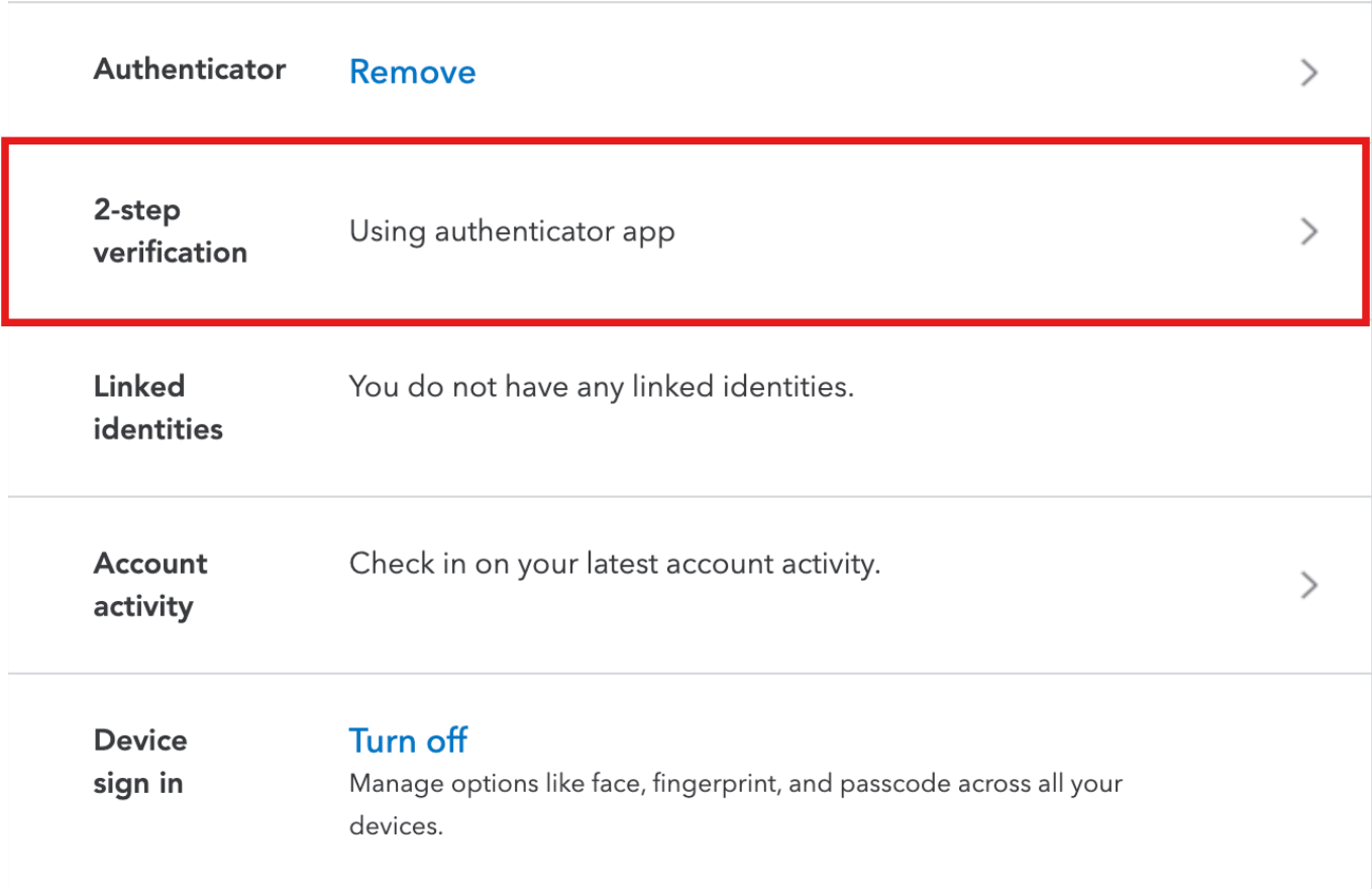 intuit authenticator app