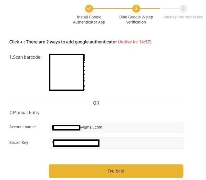 bitrue authenticator