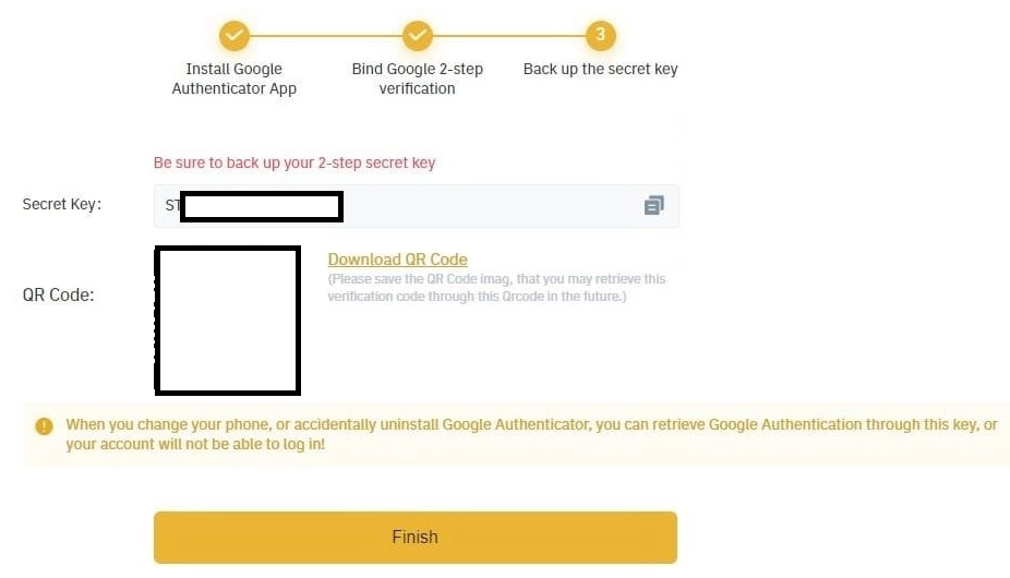 bitrue authenticator