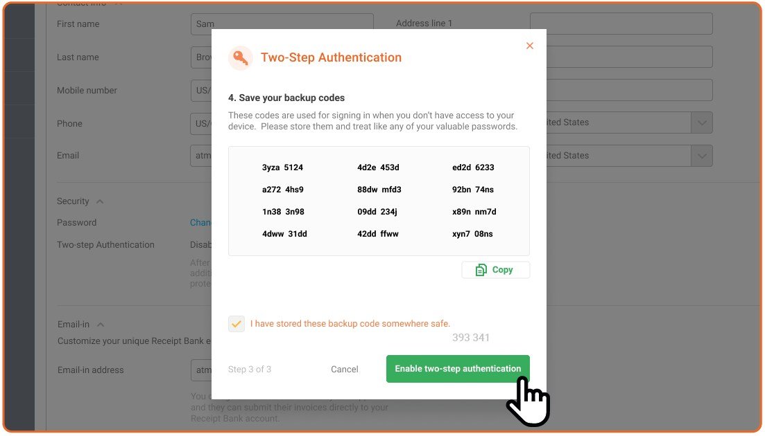 Dext 2 Factor Authentication Not Working