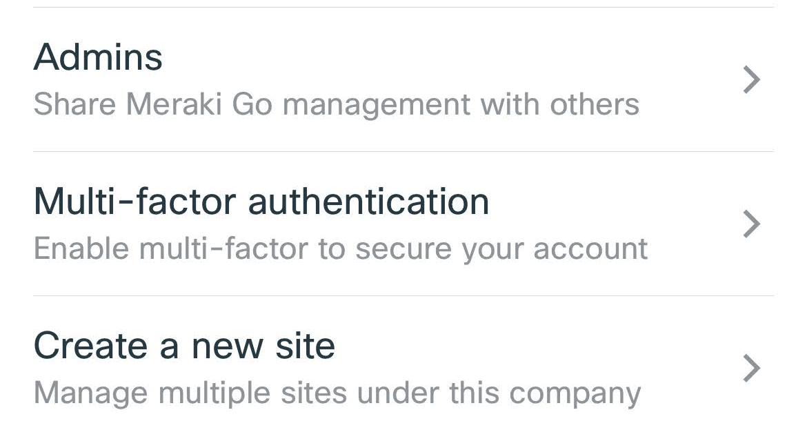 Cisco Meraki Authenticator App
