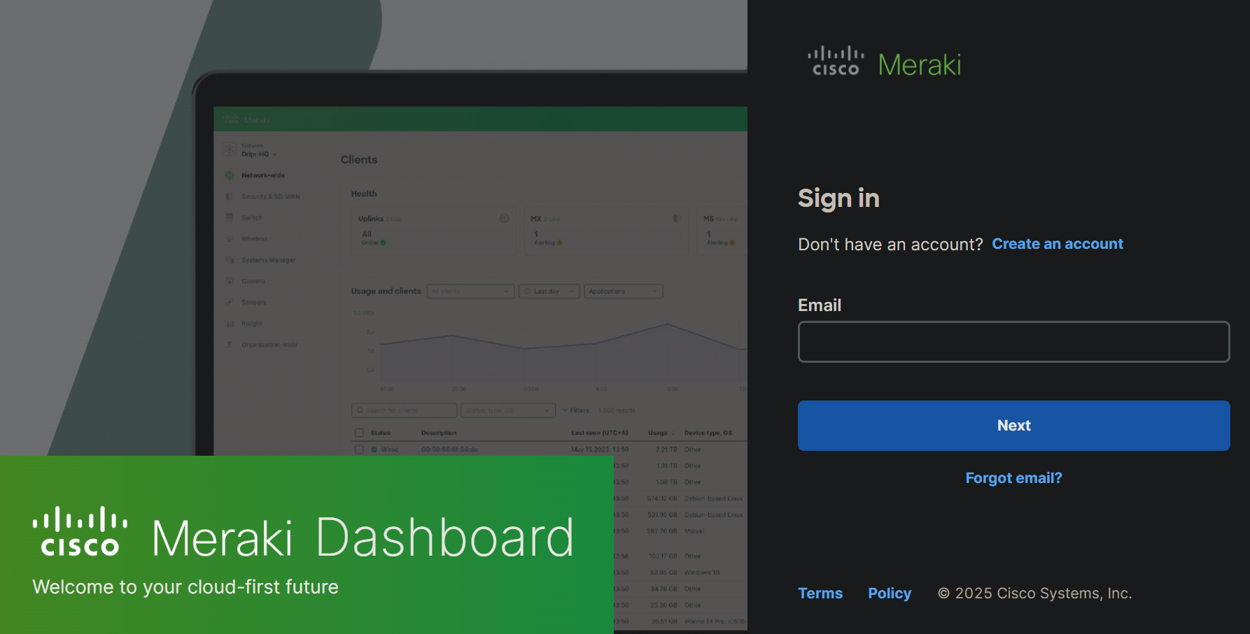Cisco Meraki Authenticator App