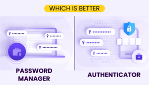 Authenticator vs password manager
