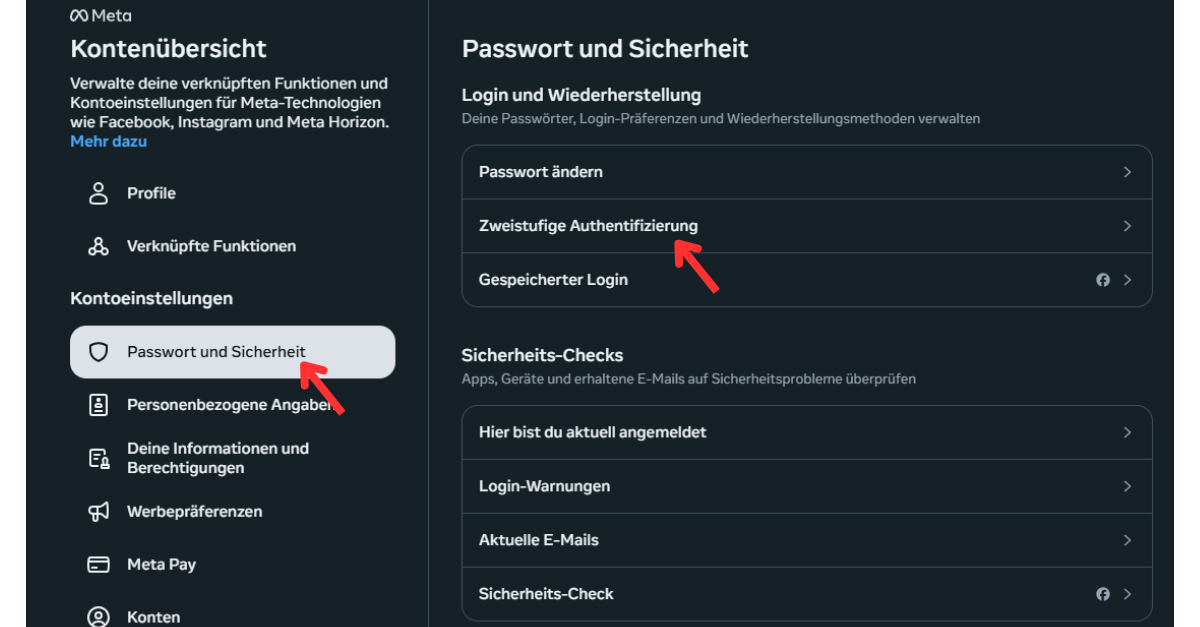 2FA für Facebook