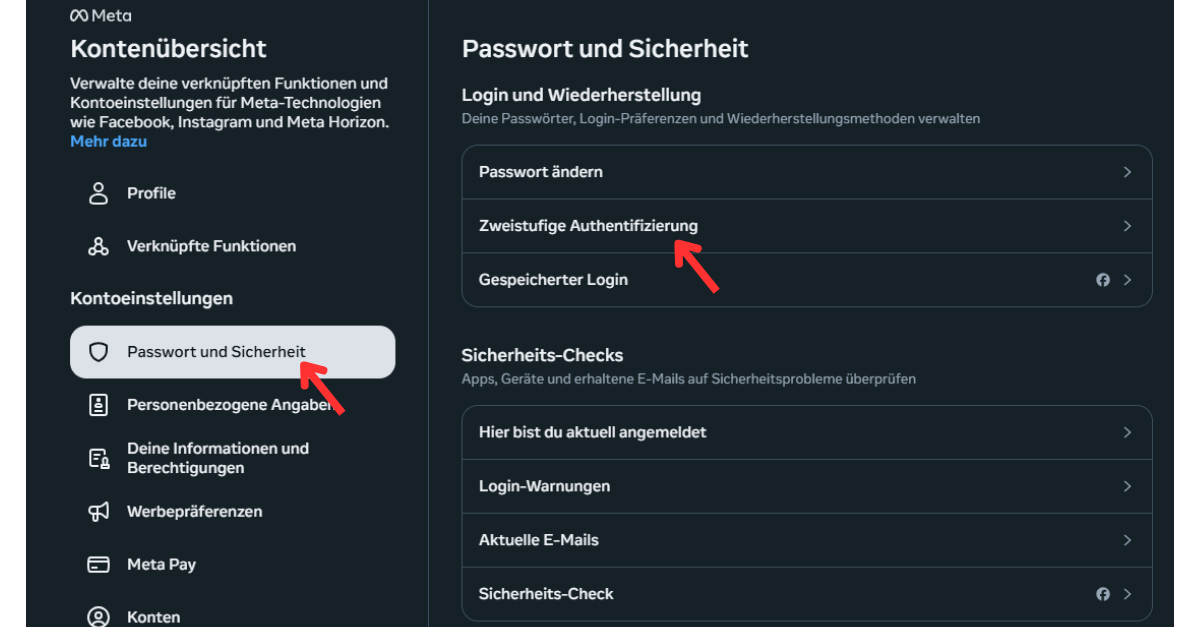 2FA für Facebook