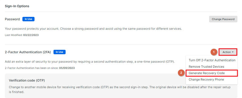 Synology 2FA Not Working