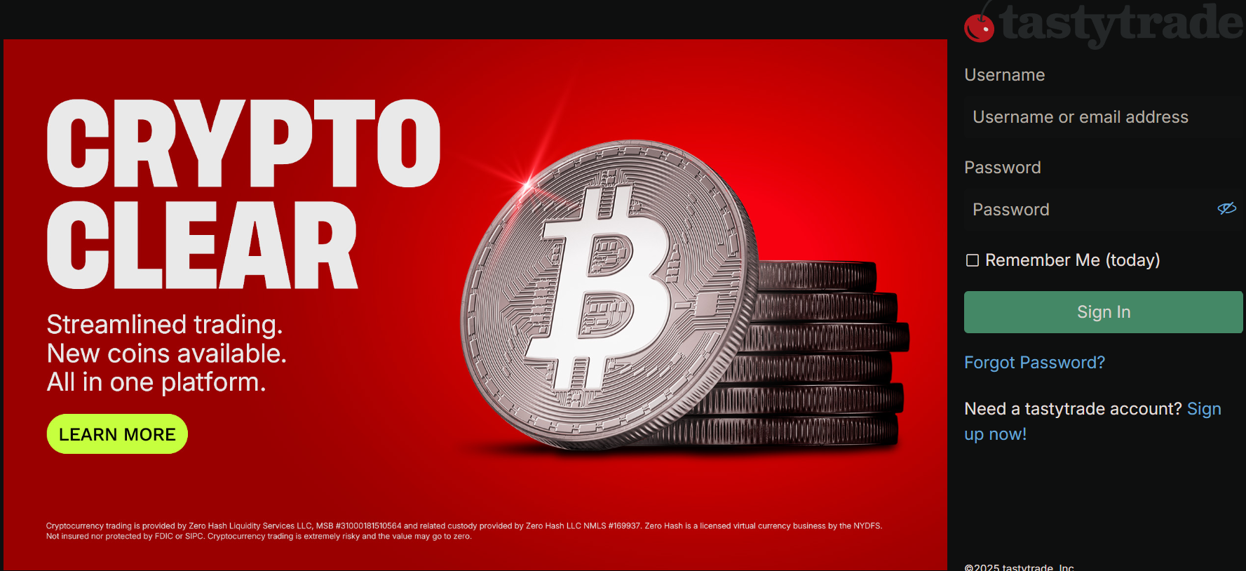 tastytrade authenticator app