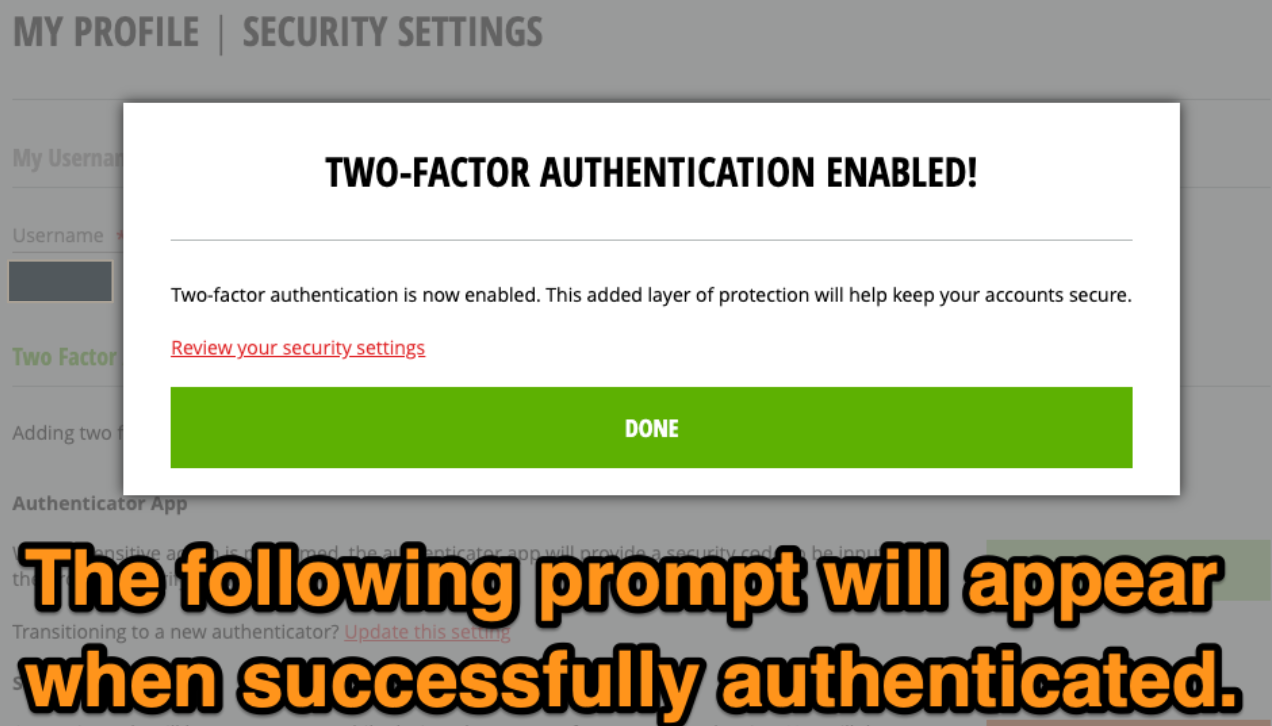tastytrade authenticator app