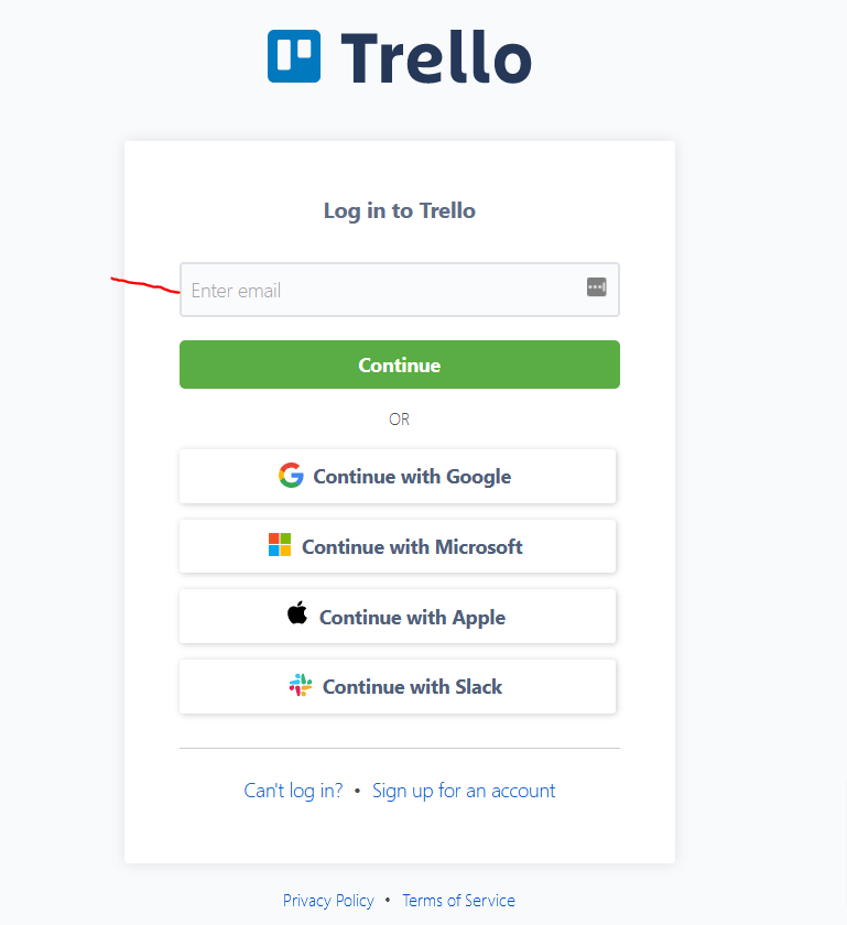 trello authenticator not working