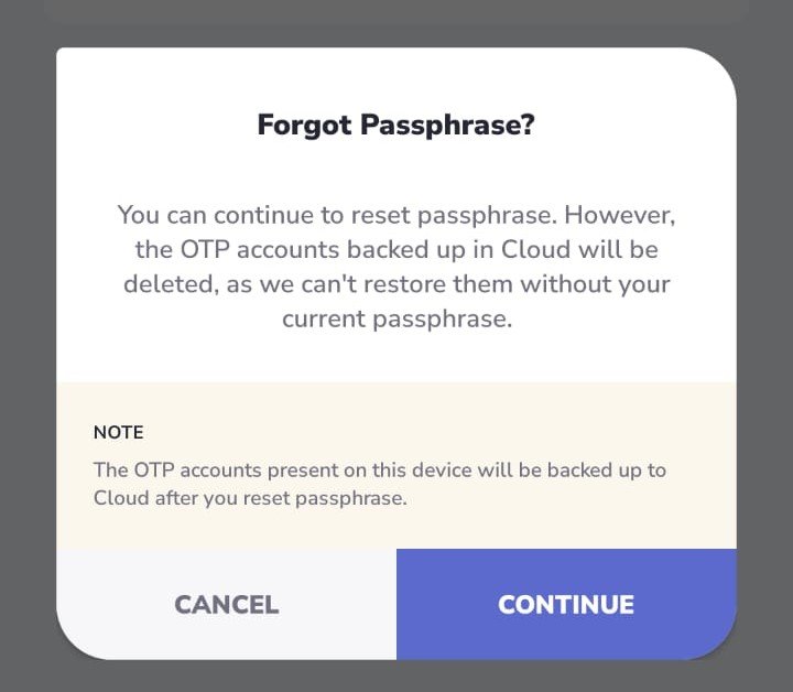 zoho authenticator app not working