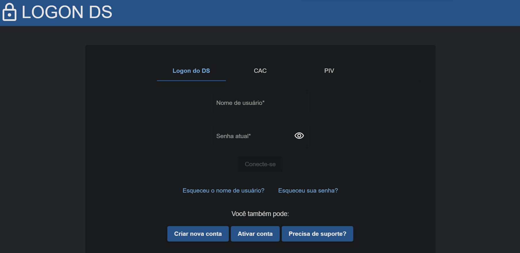 Aplicativo Autenticador DS Logon